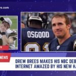 Drew Brees Makes His Nbc Debut, Internet Amazed By His New Hair